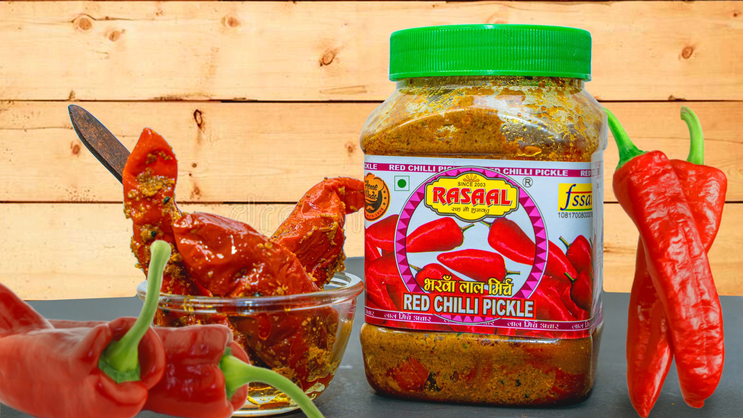 Red Fatty Chili Pickle – Bharakha Style Spice - Image 2