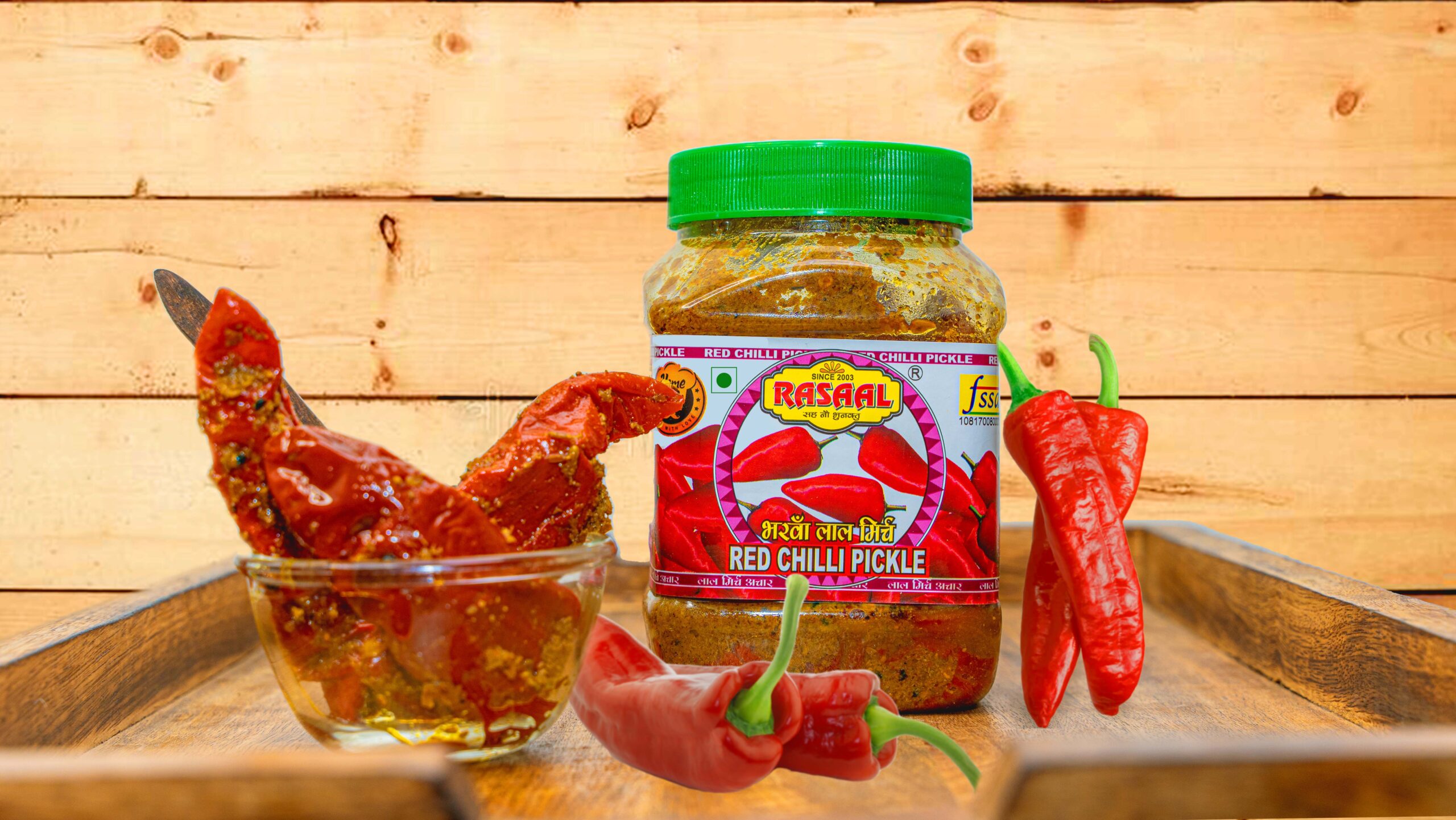 Red Fatty Chili Pickle – Bharakha Style Spice - Image 3